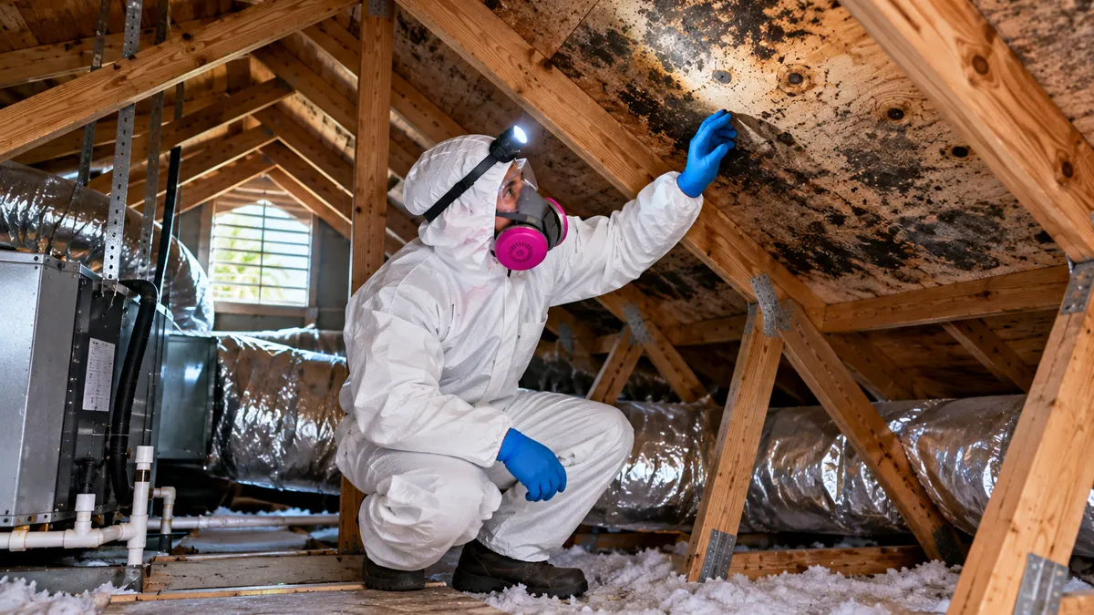 Attic Mold Removal in Palm Beach Shores