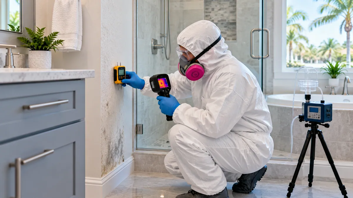 Mold Inspection and Testing in Palm Beach Shores